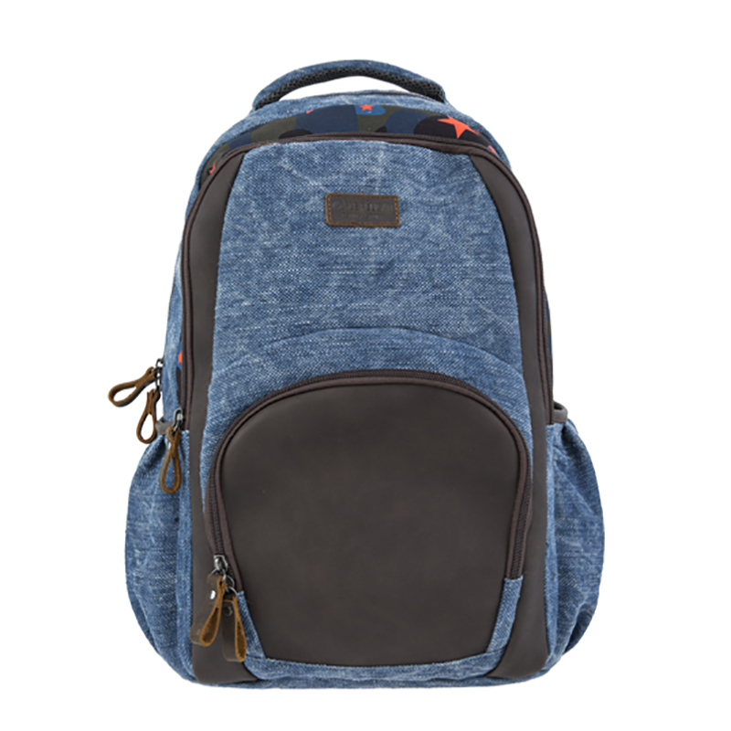 18SC-6941D mac léinn a sheachadadh go tapa réalta faisean priontáil mála backpack scoil durable chanbhás