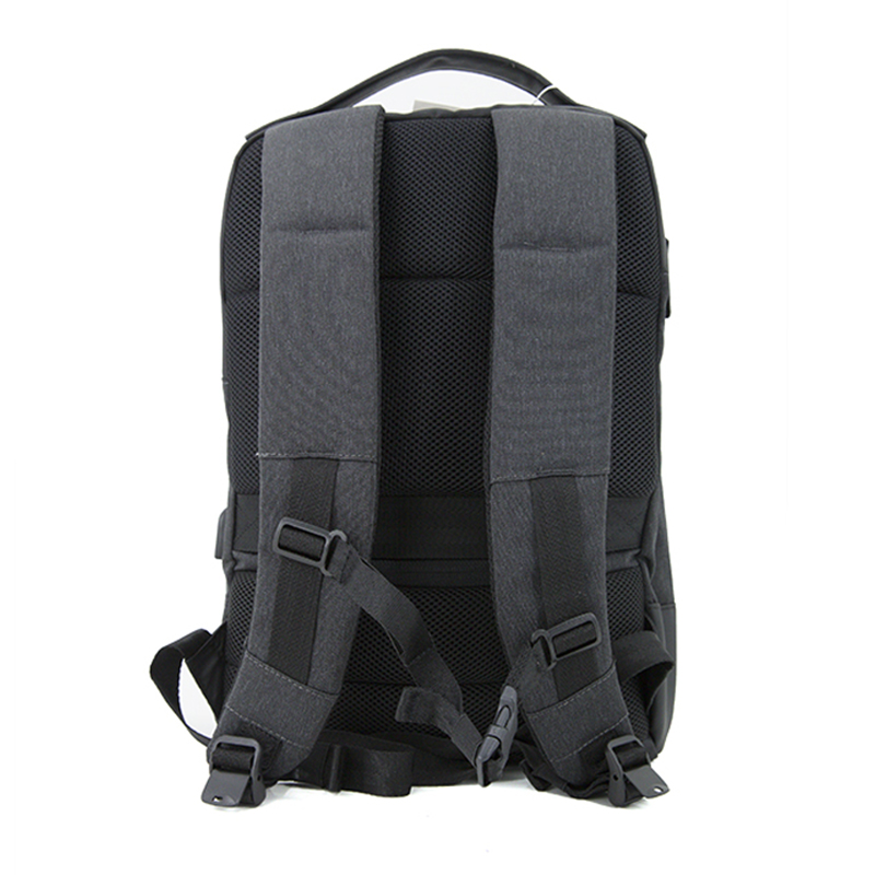 19SA-7840M Teacht Nua PU le backpack ríomhaire glúine uiscedhíonach níolón 15 backpack ríomhaire glúine orlach le muirear USB