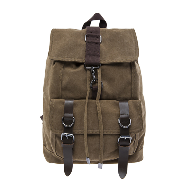 17SC-5848M Mórdhíol Taisteal Canbhás Backpack Taisteal Man Chustaim 15 \